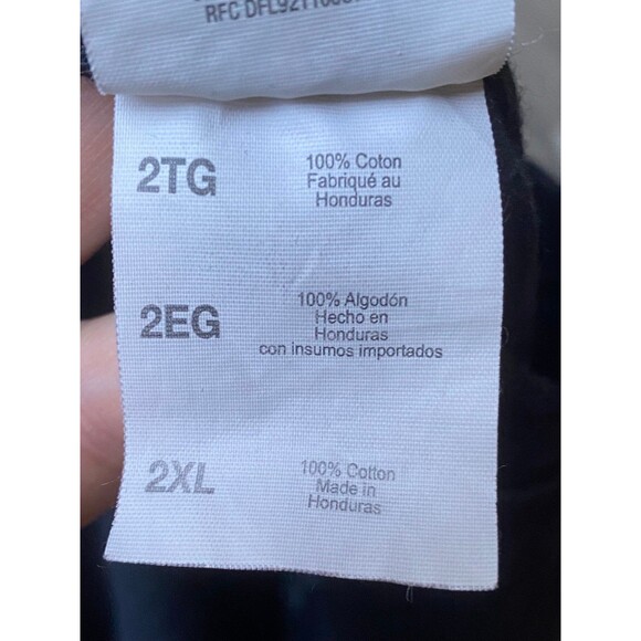 Vtg Shirt skeletons see no evil hear no evil speak no evil black size XXL 2XL - Picture 3 of 4